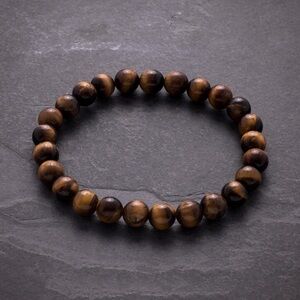 8mm Tiger’s Eye Bead Stretch Bracelet